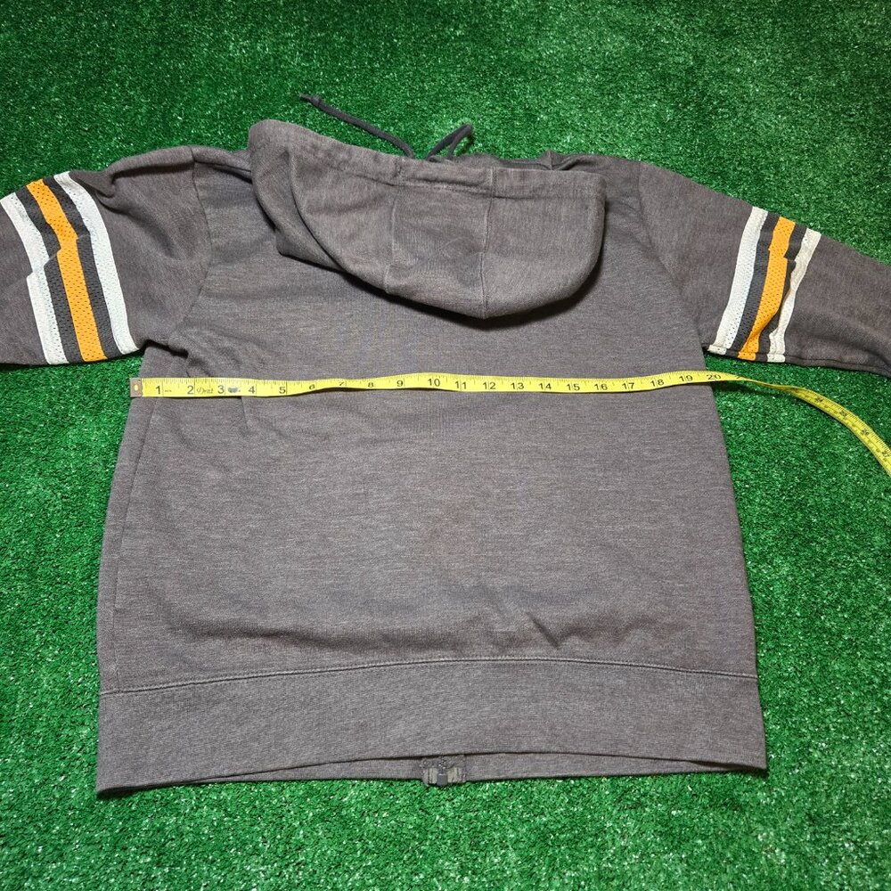 NFL Pittsburgh Steelers Women's Majestic Full-Zip Fleece Hoodie Sweatshirt - Picture 5 of 6